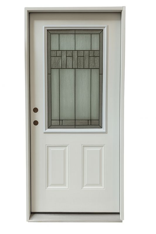 Exterior 22x48 Decorative Patina Prehung Door RH 36“