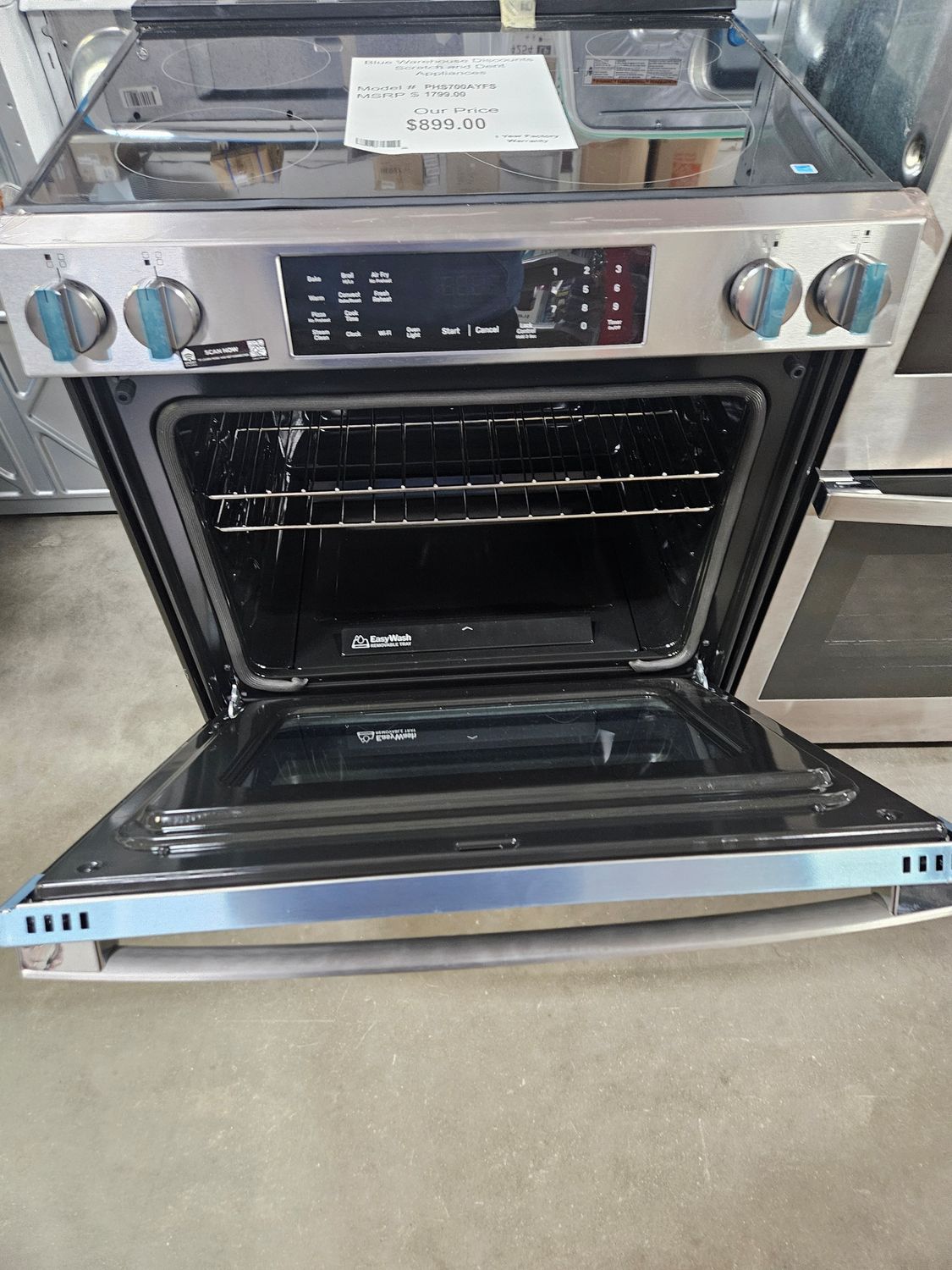 Scratch &amp; Dent GE Slide-IN Induction Range PHS700AYFS