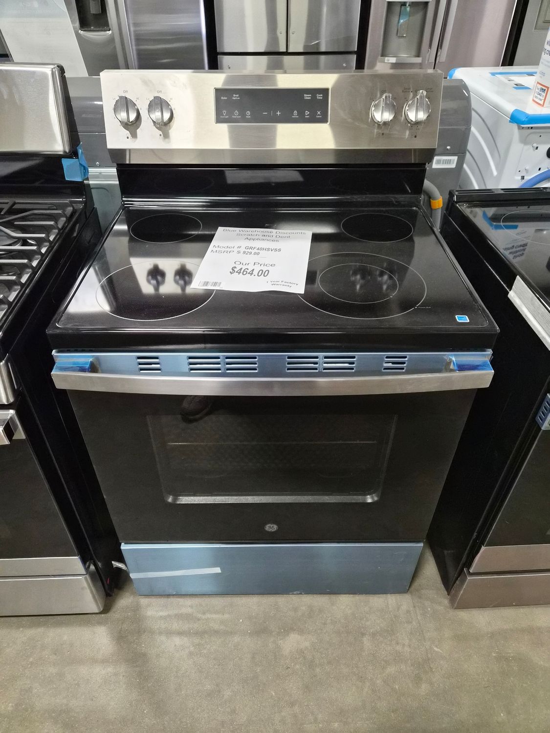 Scratch &amp; Dent GE Electric Range GRF40HSVSS