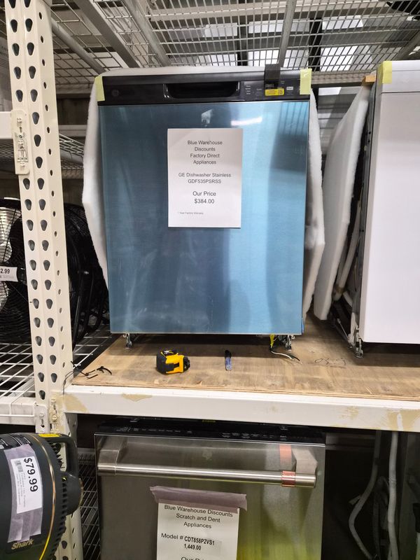GE Factory Direct GDF535PRSS Stainless Dishwasher