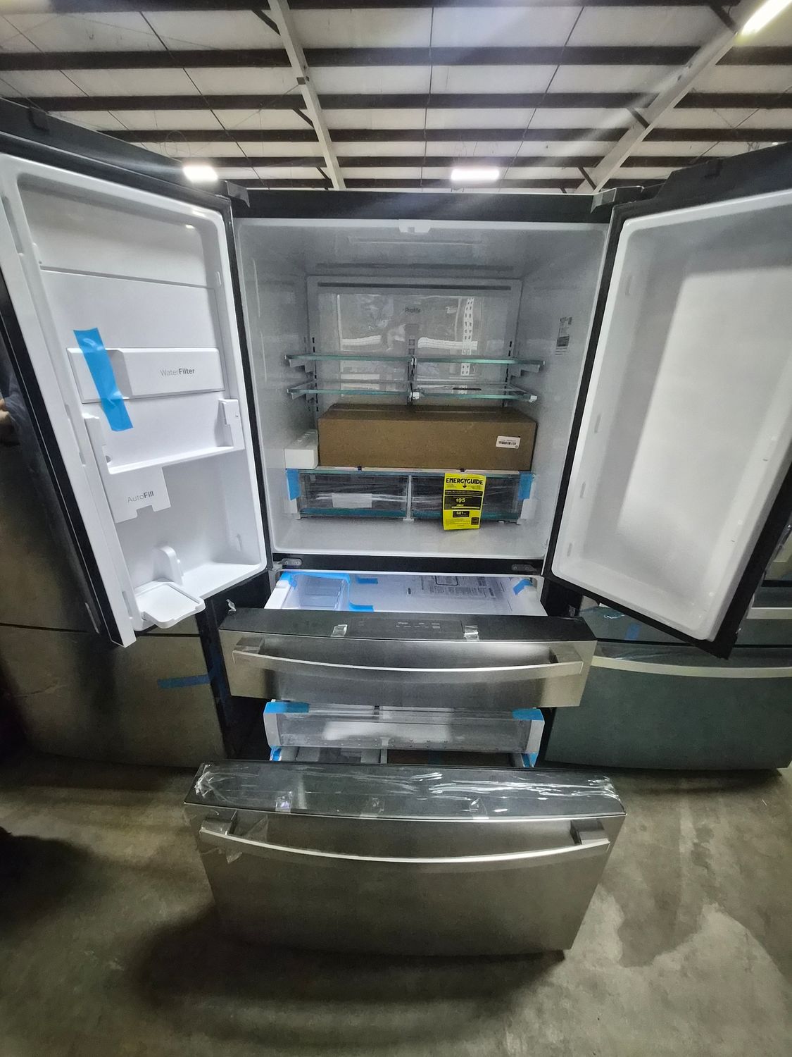 Scratch &amp; Dent GE Profile 28.7 Cu. Ft. 4-Door French-Door Refrigerator PGE29BYTFS