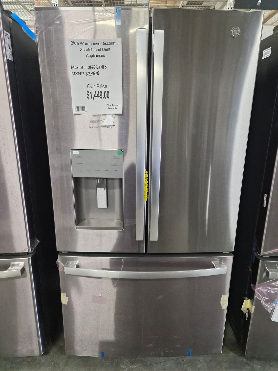 Scratch &amp; Dent GE Refrigerator GFE26JYMFS