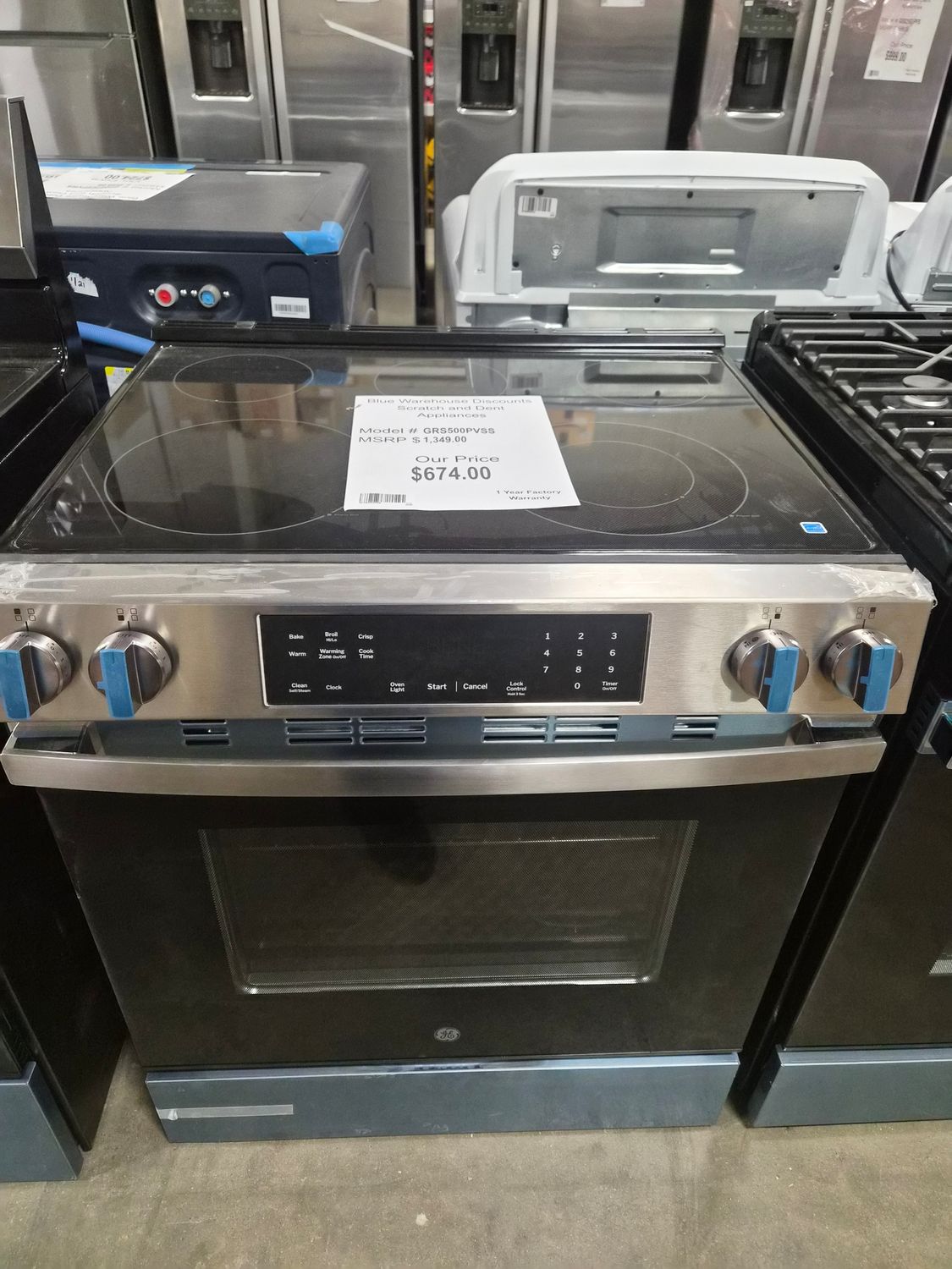 Scratch &amp; Dent GE Electric Range GRS500PVSS