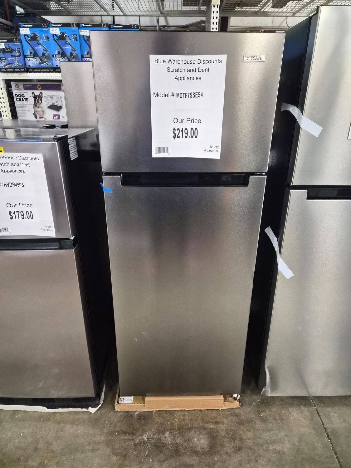 30 Day - Scratch &amp; Dent MDTF7SSES4 7.2CuFt Mini Fridge