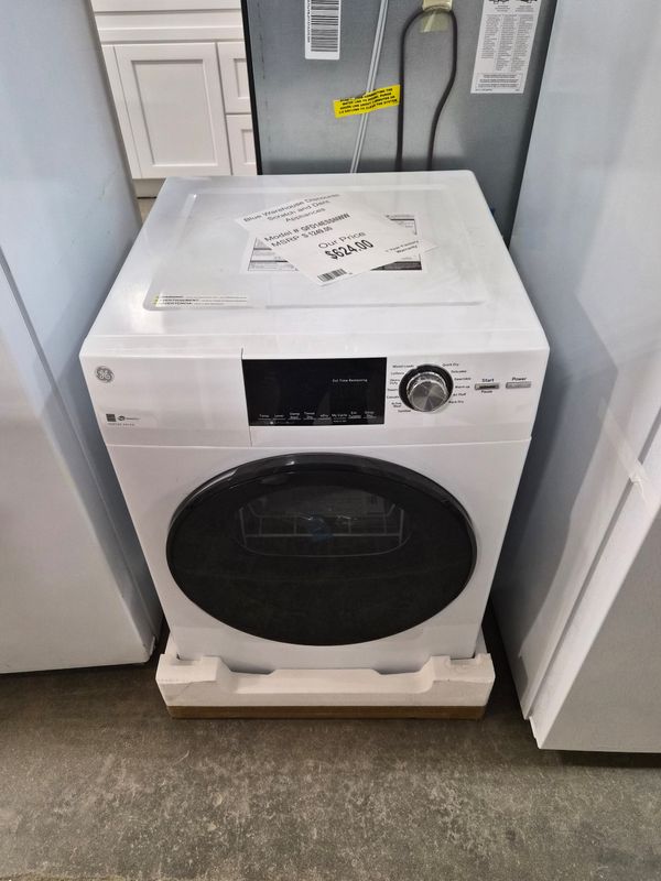Scratch &amp; Dent GE 24" 4.3 Cu.Ft. Front Load Electric Dryer GFD14ESSNWW