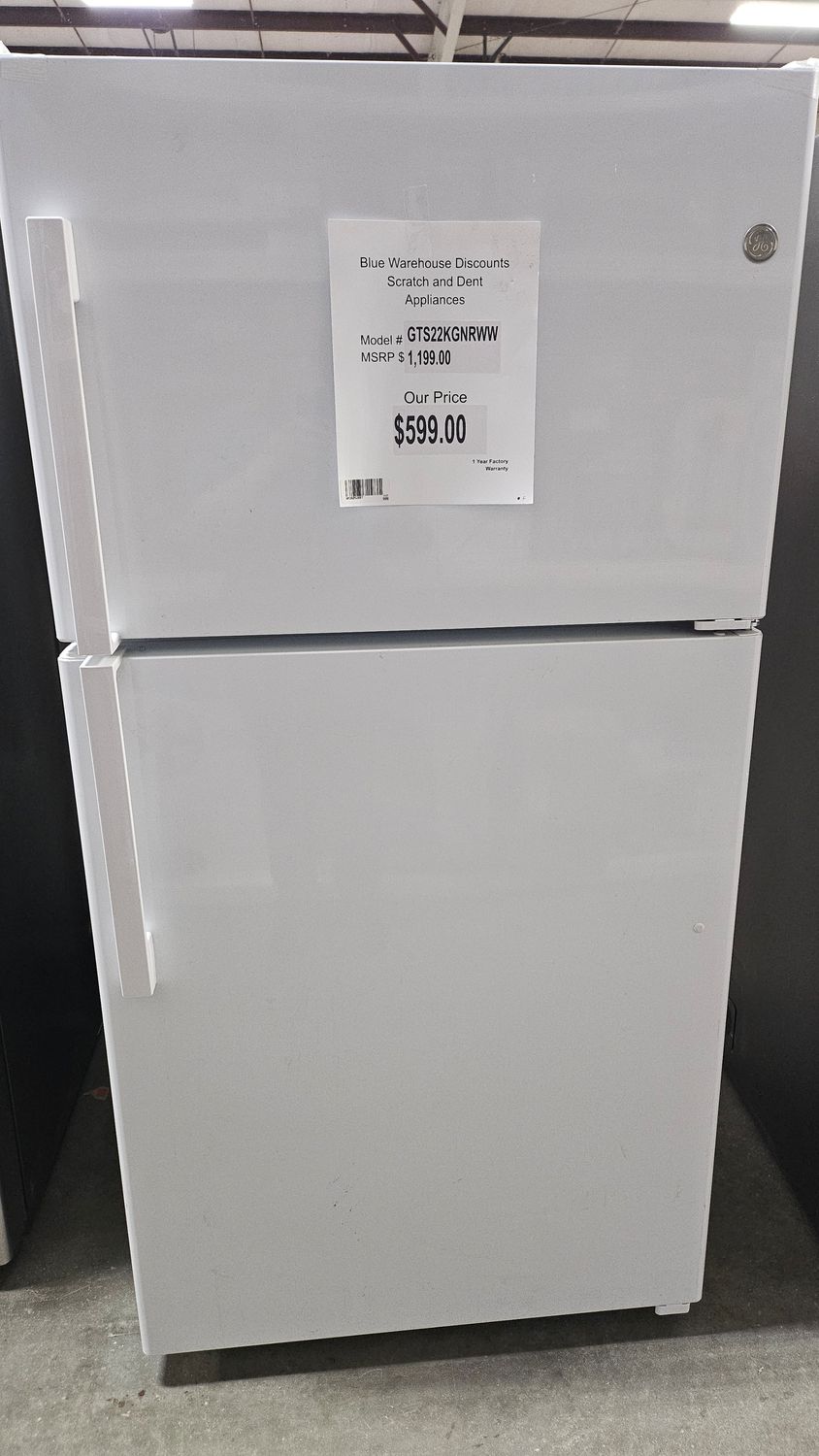Scratch &amp; Dent GE Refrigerator GTS22KGNRWW