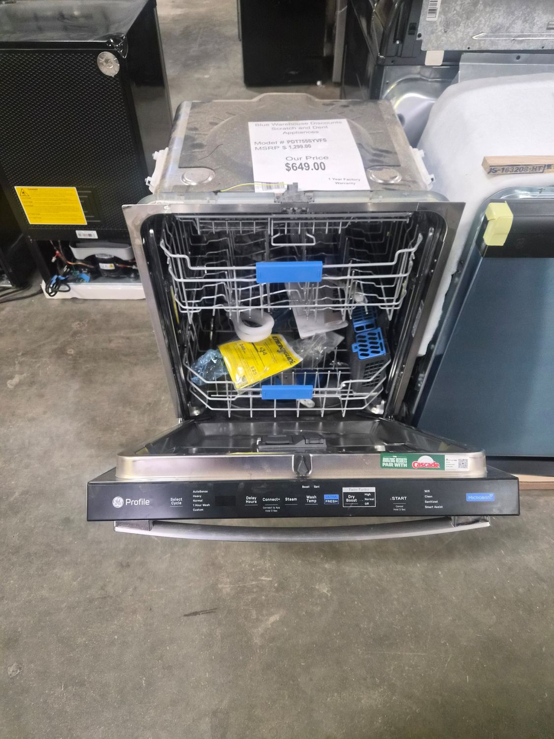 Scratch &amp; Dent GE Profile Dishwasher PDT755SYVFS