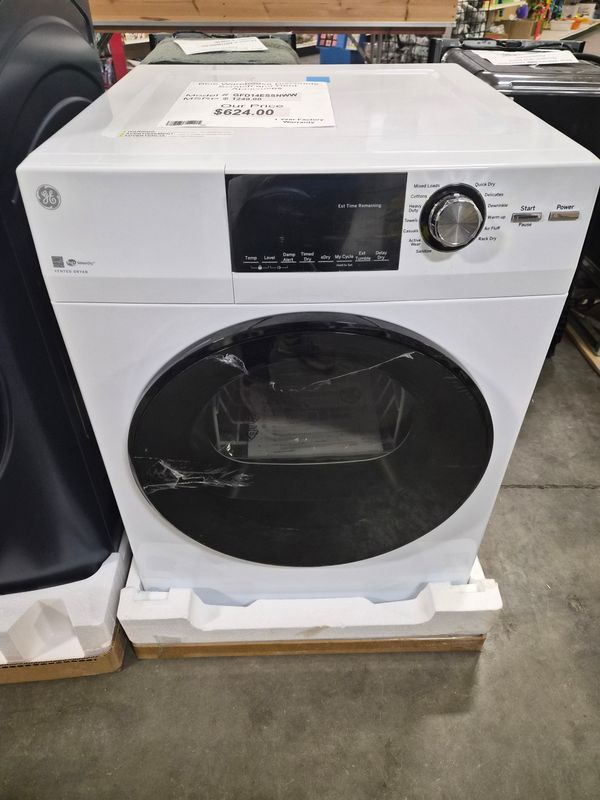 Scratch &amp; Dent GE 24" 4.3 Cu.Ft. Front Load Electric Dryer GFD14ESSNWW