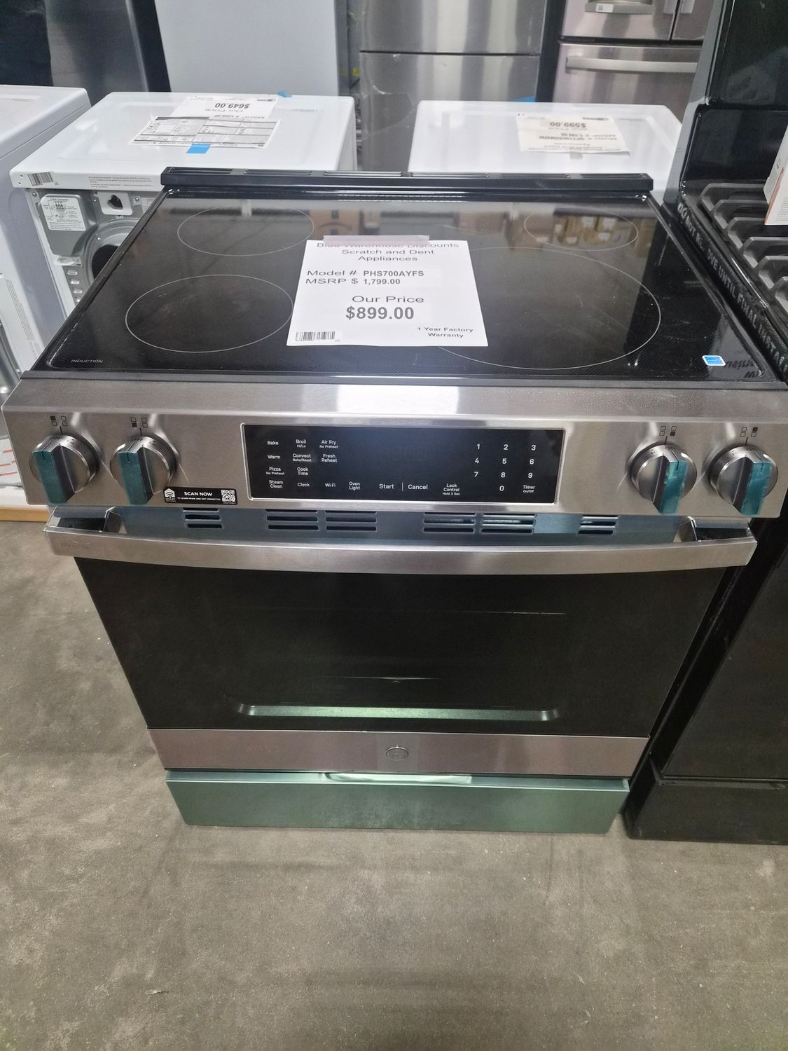 Scratch &amp; Dent GE Profile™ Induction Range PHS700AYFS