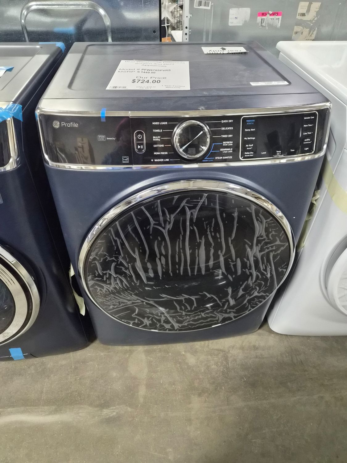 Scratch &amp; Dent GE Profile™ 5.3 cu. ft. Front Load Washer PFW870SPVRS