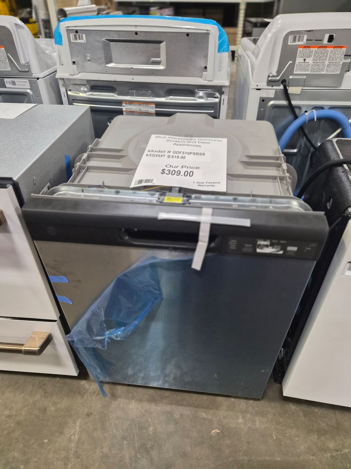 Scratch &amp; Dent GE ENERGY STAR Dishwasher GDF510PSRSS