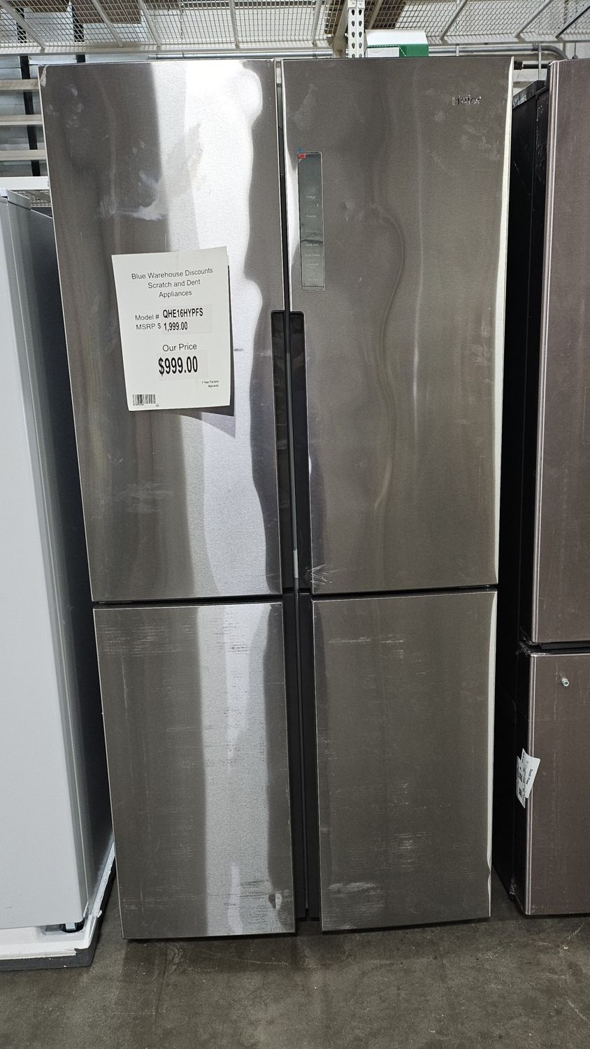 Scratch &amp; Dent Haier Refrigerator QHE16HYPFS