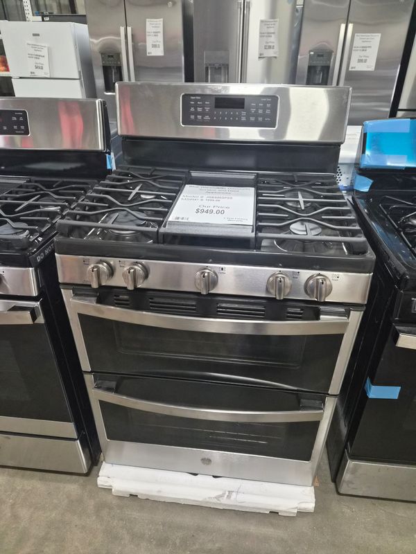 Scratch &amp; Dent GE 30" Gas Double Oven Range JGBS86SPSS