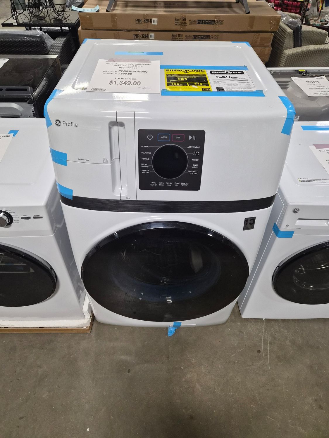 Scratch &amp; Dent G.E. Profile All in One Washer Dryer Combo 4.6 cu. ft.