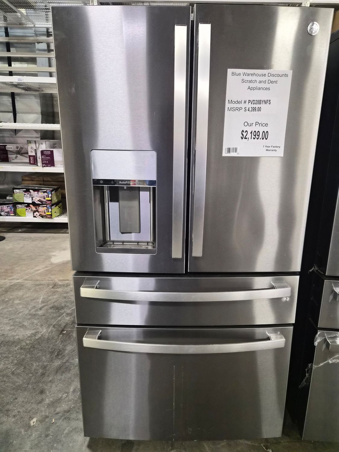 Scratch &amp; Dent GE Profile PVD28BYNFS Refrigerator