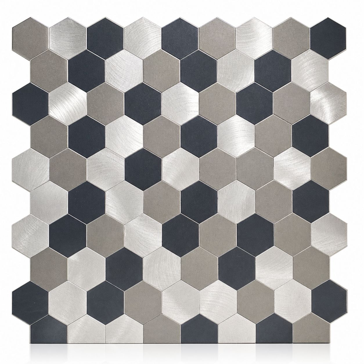 Cosmic Hex Peel and Stick Backsplash Tile