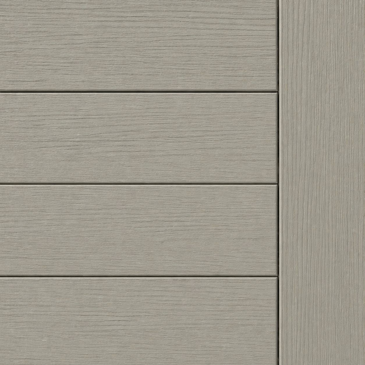 8FT Grey Khaki Composite Decking Solid Edge #568