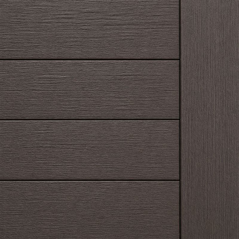 Dark Brown 16ft Composite Decking Full Profile Grooved #051