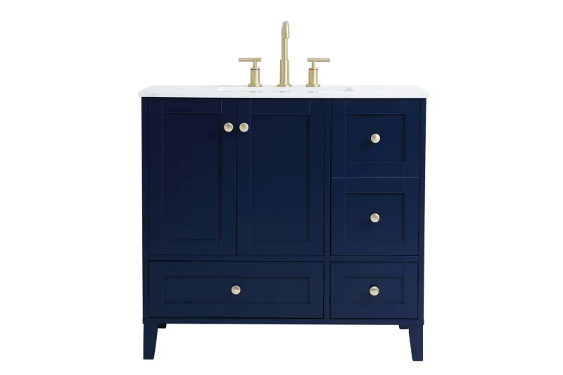 Bathroom Vanity 36“ VF18036BL