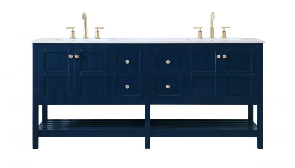 Bathroom Vanity 72“ VF16472DBL