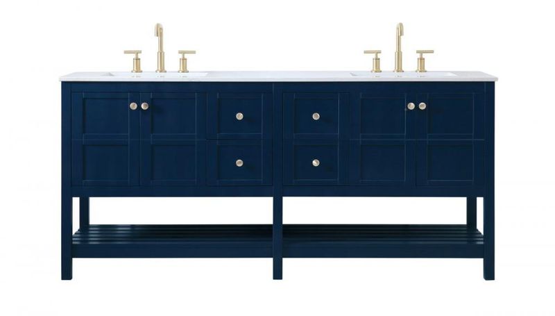 Bathroom Vanity 72“ VF16472DBL