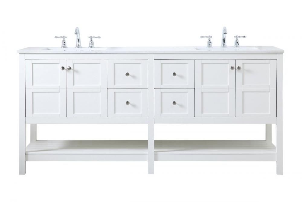 Bathroom Vanity 72“ VF16472DWH