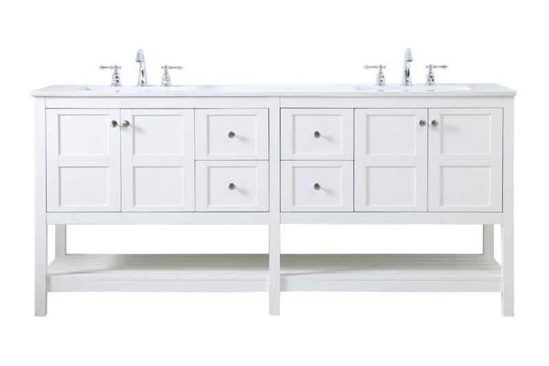 Bathroom Vanity 72“ VF16472DWH