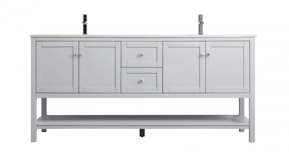Bathroom Vanity 72“ VF22272DGR