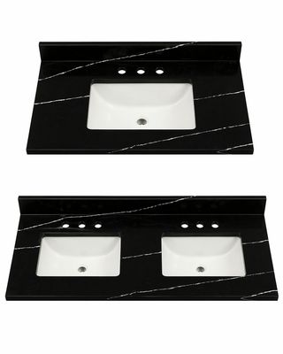 Quartz Vanity Top NERO MARQUINA 22X73 DB