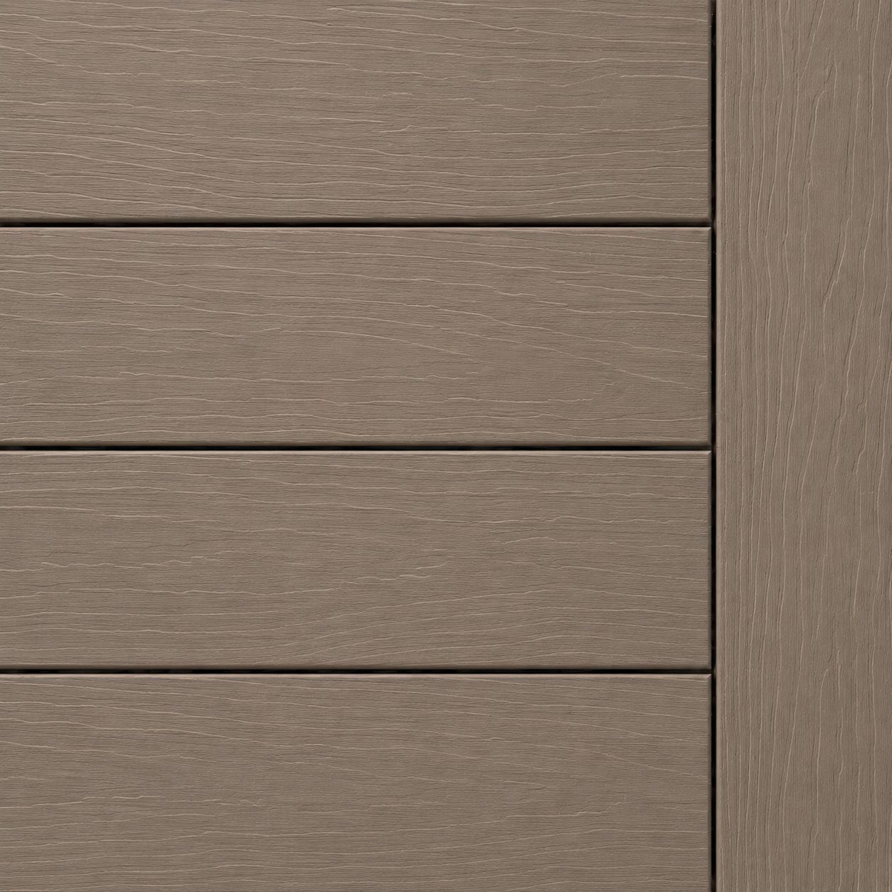 Moistureshield Vantage Uncapped Earthtone  Solid Edge 20Ft Composite Decking