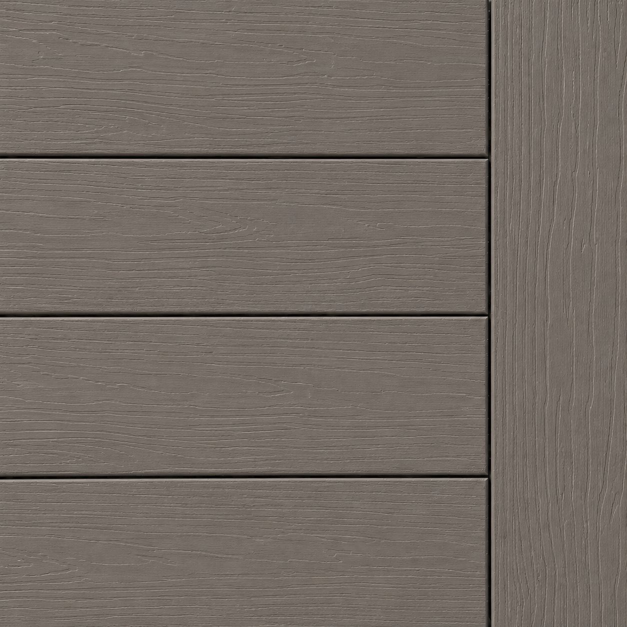 Moistureshield Vantage Uncapped Cape Cod Gray Grooved 12Ft Composite Decking