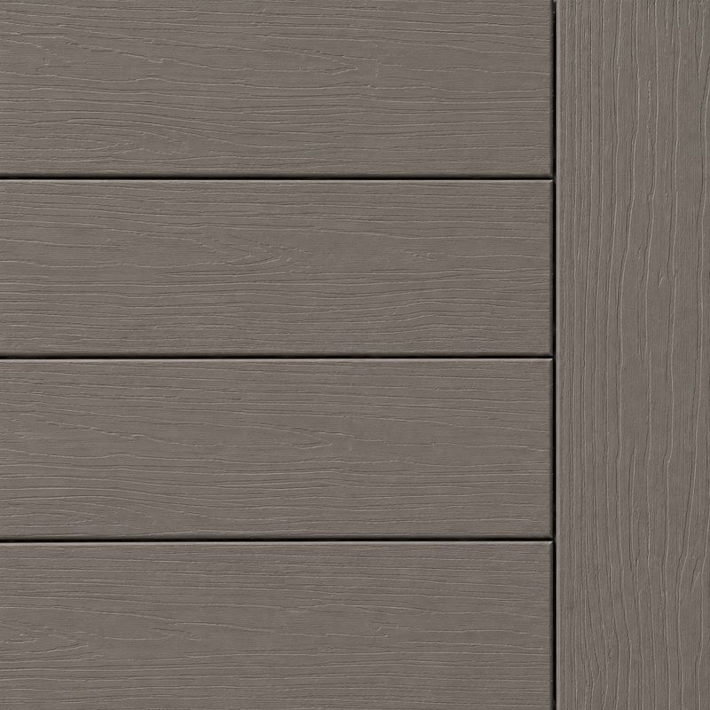 Moistureshield Vantage Uncapped Cape Cod Gray  Fascia 12Ft Composite Decking