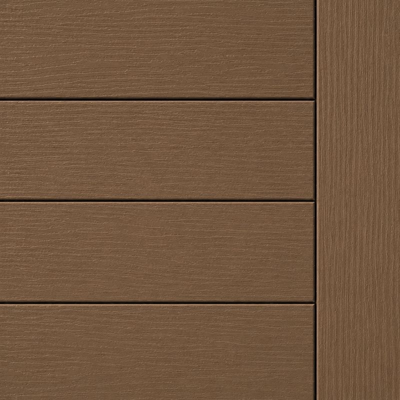 Moistureshield Vantage Uncapped Bridle Brown  Square Edge 20Ft Composite Decking