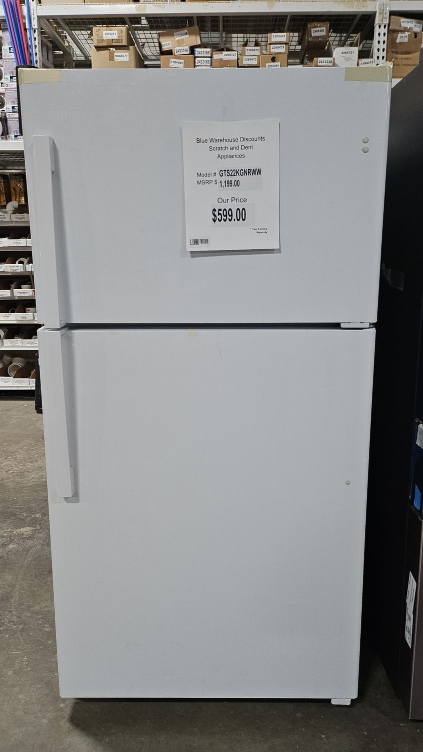 Scratch &amp; Dent GE Refrigerator GTS22KGNRWW