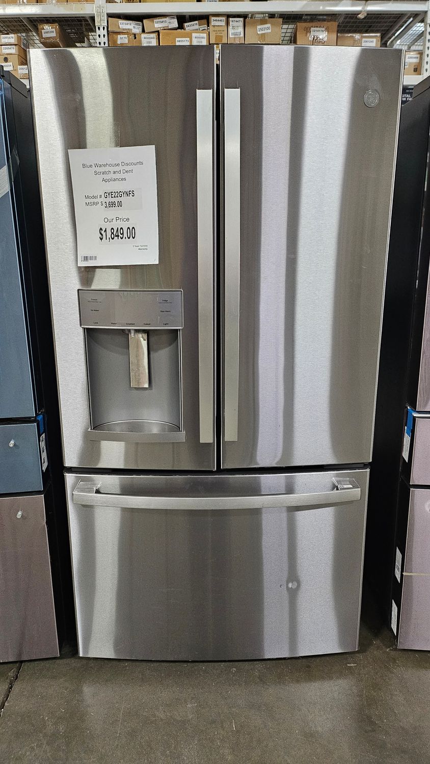 Scratch &amp; Dent GE French-Door Refrigerator GYE22GYNFS