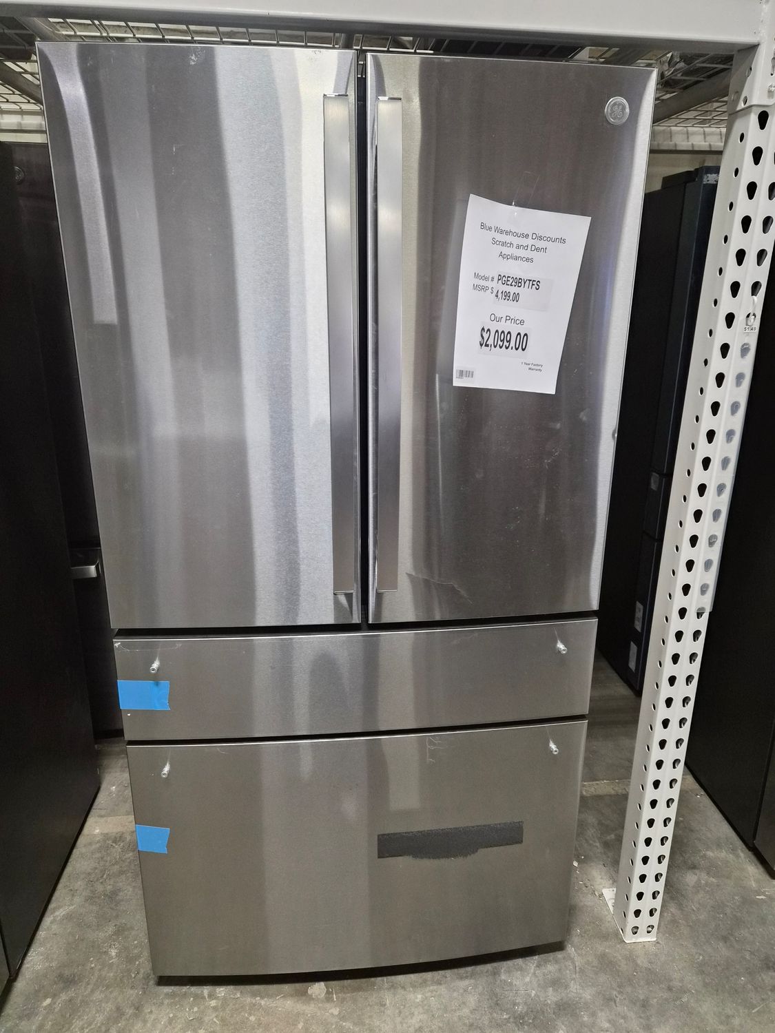 Scratch &amp; Dent GE French-Door Refrigerator PGE29BYTFS