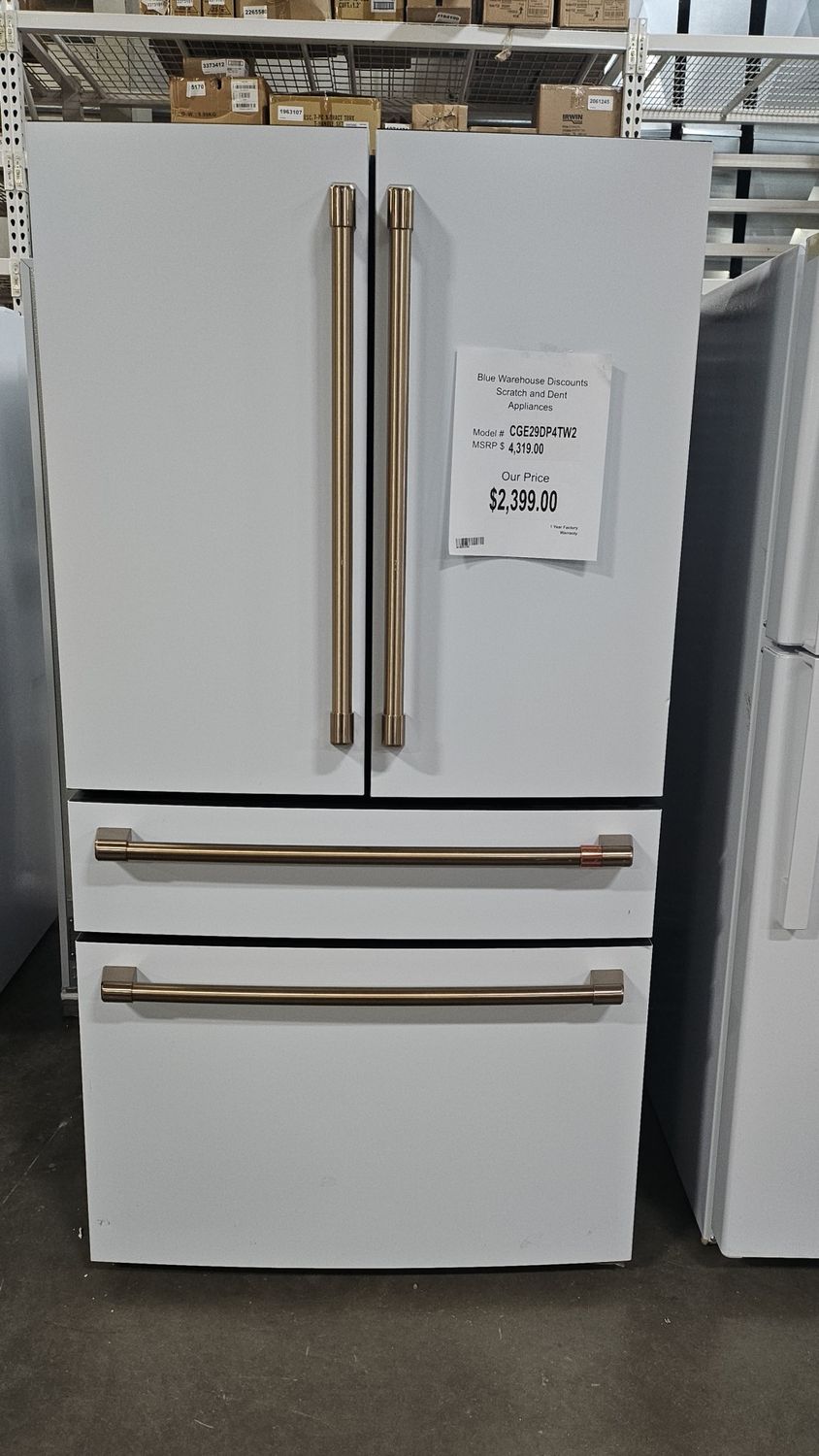 Scratch &amp; Dent CAFÉ™ ENERGY STAR® French-Door Refrigerator CGE29DP4TW2