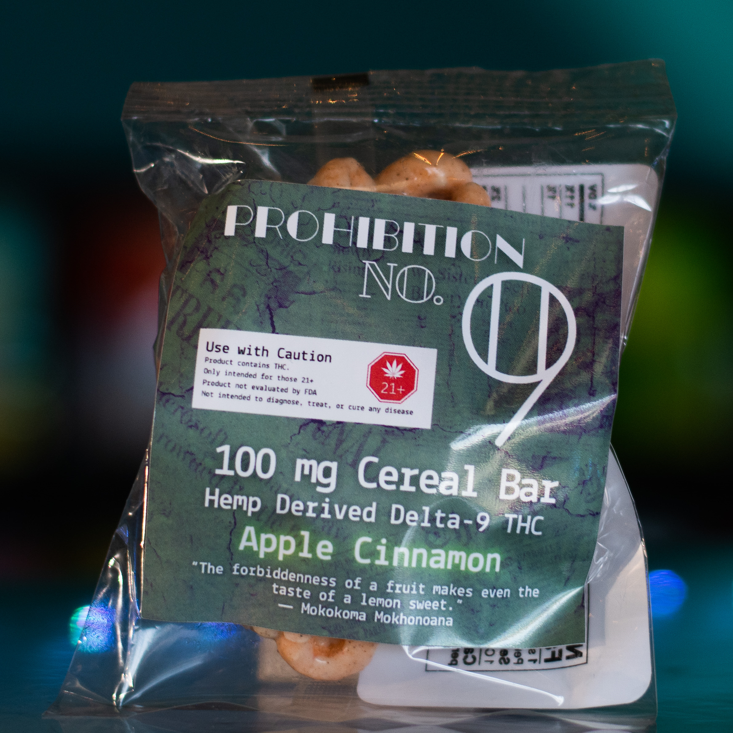 Delta 9 THC - Cereal Barz - Apple Cinnamon 100mg