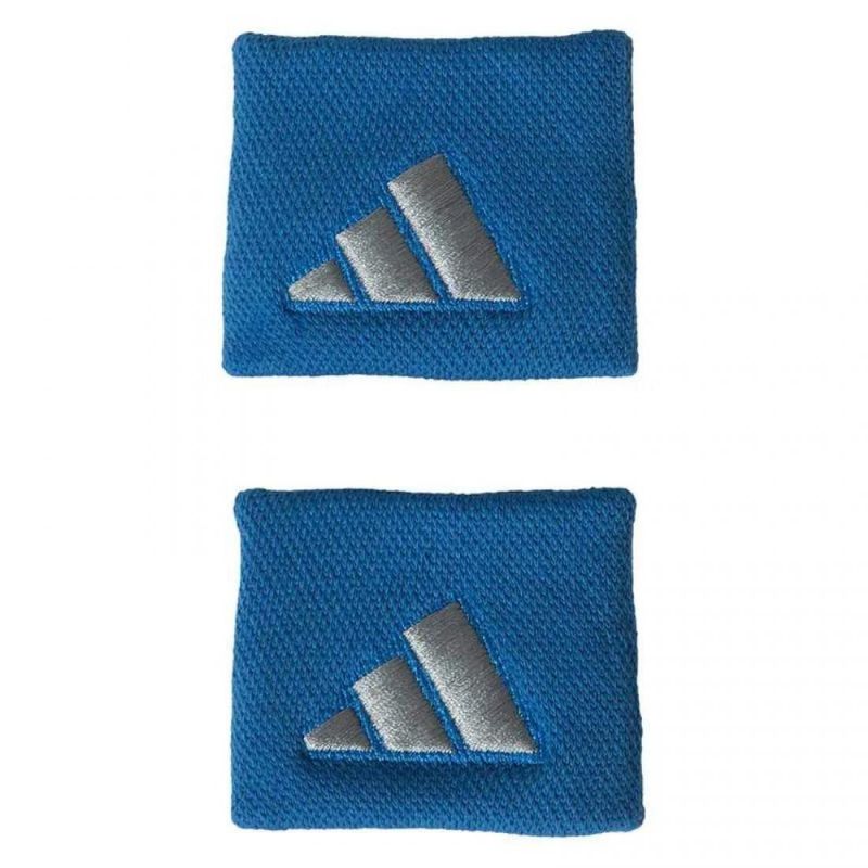 Muñequeras Adidas Cortas Azul X2