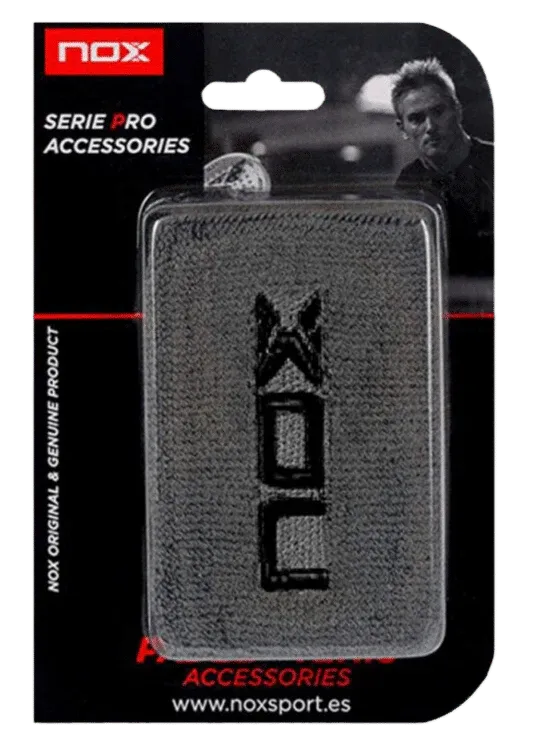 Muñequeras Nox Gris 2 UND