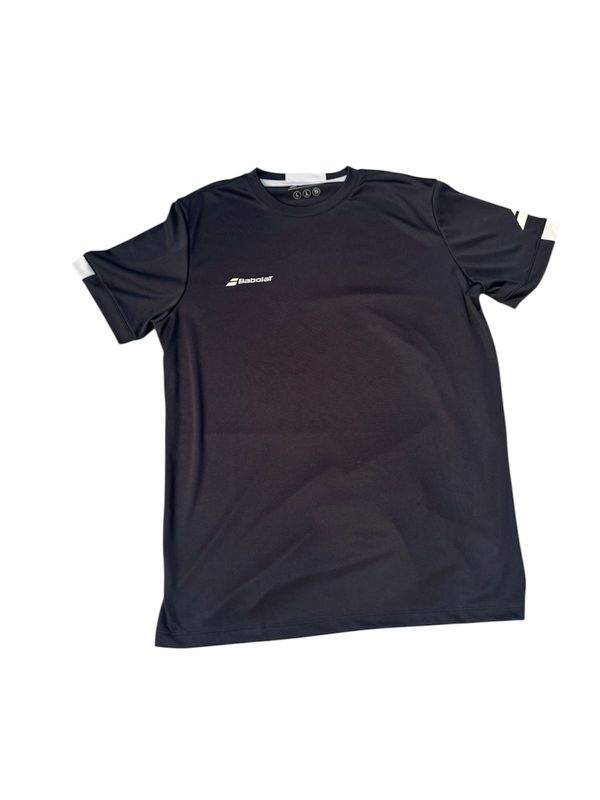 Camiseta Babolat Crew Neck Negra (Talla XL)