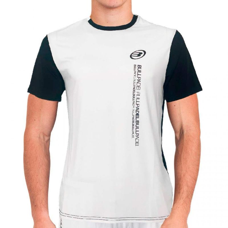 Camiseta Bullpadel Smash Blanco Talla L