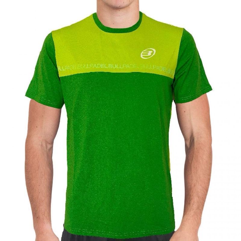 Camiseta Bullpadel Rebel Limon Fluor Vigore Talla L