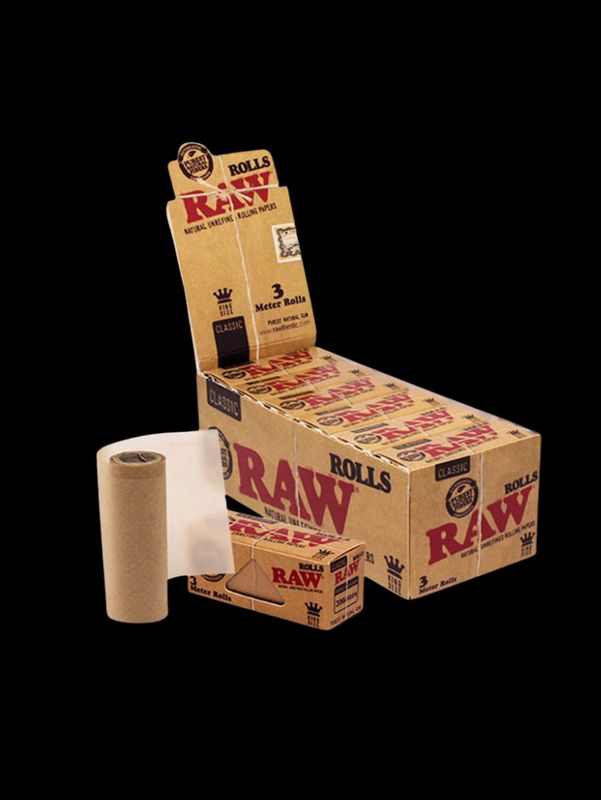 Rolls organic hemp  Raw 5m