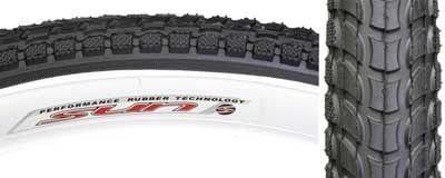 5-22  TIRE SUNLT 26x2.125 BK/WH CRUISER K927w/SUN LOGO KOMFORT WIRE