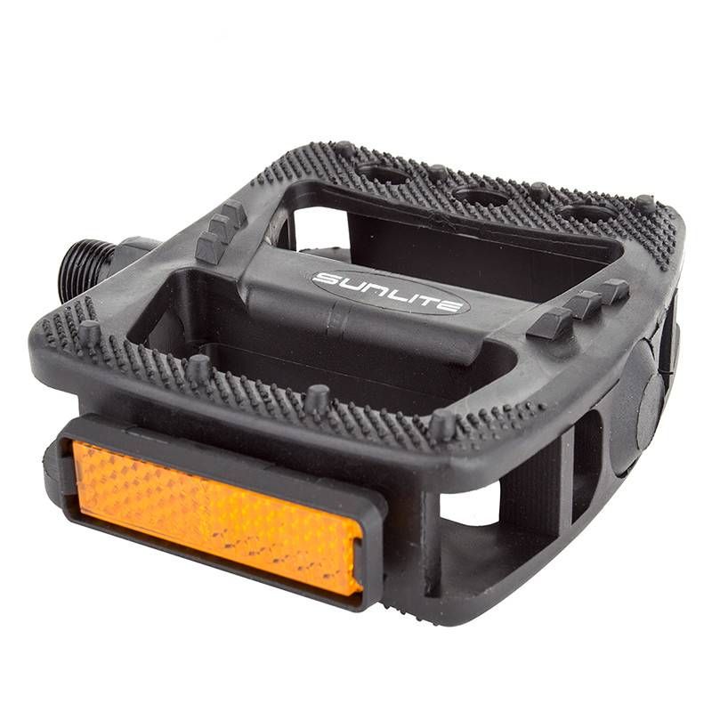 9-23  PEDALS SUNLT SPORT NYLON 9/16in BLK
