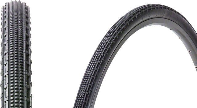 7-22  Panaracer GravelKing SK 700 x 32 Folding Tire Semi-Knobby Tread, Black