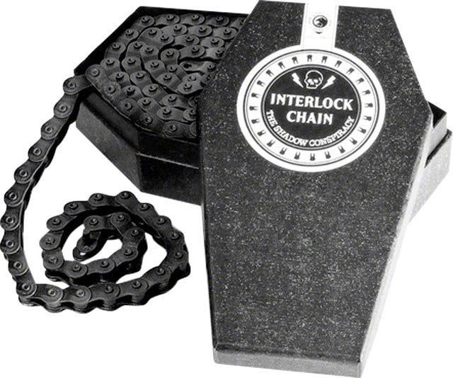 4-25  JBI The Shadow Conspiracy Interlock V2 Half Link Chain Black