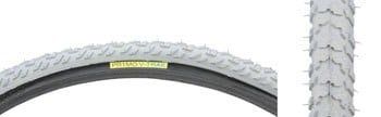 4-21  Primo Gray 24 x 1-3/8&quot; Track Tire for Wheelchair # C-763 V