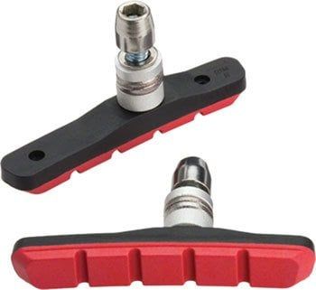 5-24 Jagwire Mountain Sport Brake Pads Threaded Post Red